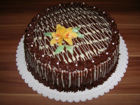 Prezident torta - čokoládovo kokosová